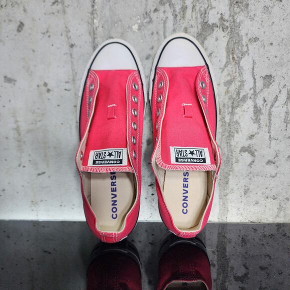 Converse Pink Low Top Sneakers, size 9.5 woman's - Picture 5 of 6